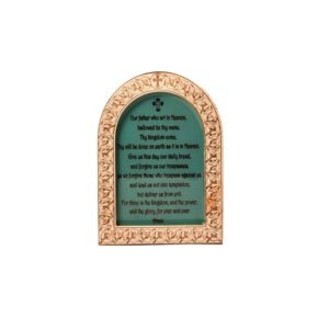 Handmade Christian Decoration Wooden plaque with lord's prayer